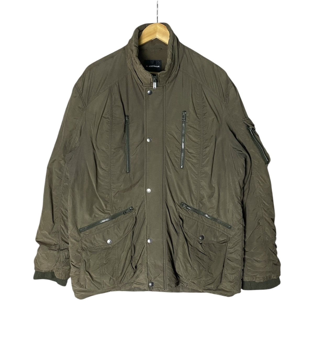 Airwalk × Vintage Vintage Airwalk Chore Nylon Jacket Size US L / EU 52-54 / 3 - 1 Thumbnail