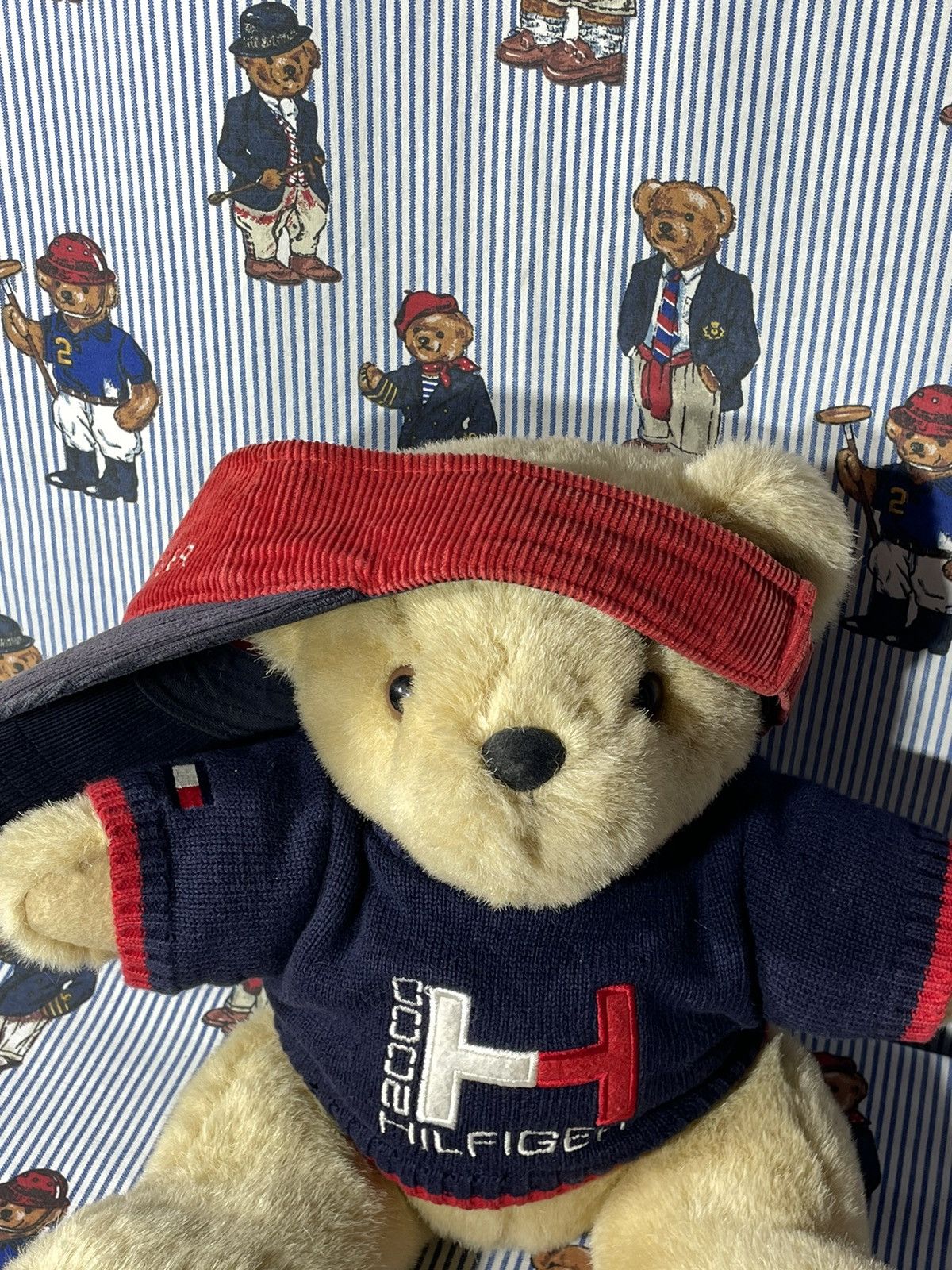 Tommy Hilfiger × Vintage Visor Tommy Hilfiger Crest OG Vintage 90’s Size ONE SIZE - 9 Thumbnail