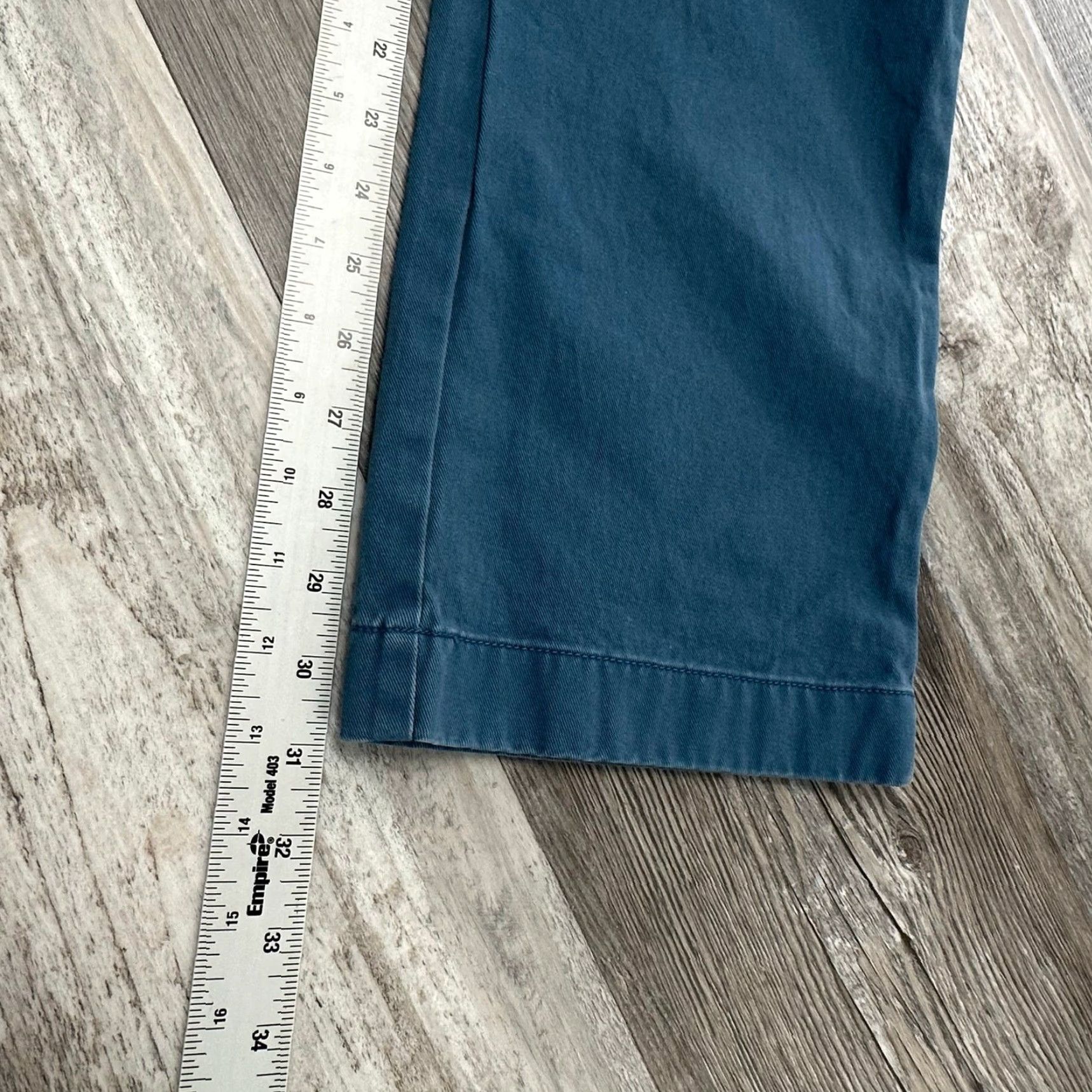 J.Crew J Crew Blue Mens 32x32 Classic Fit Flat Front Straight Leg Preppy Chino Pants Size US 32 / EU 48 - 6 Thumbnail