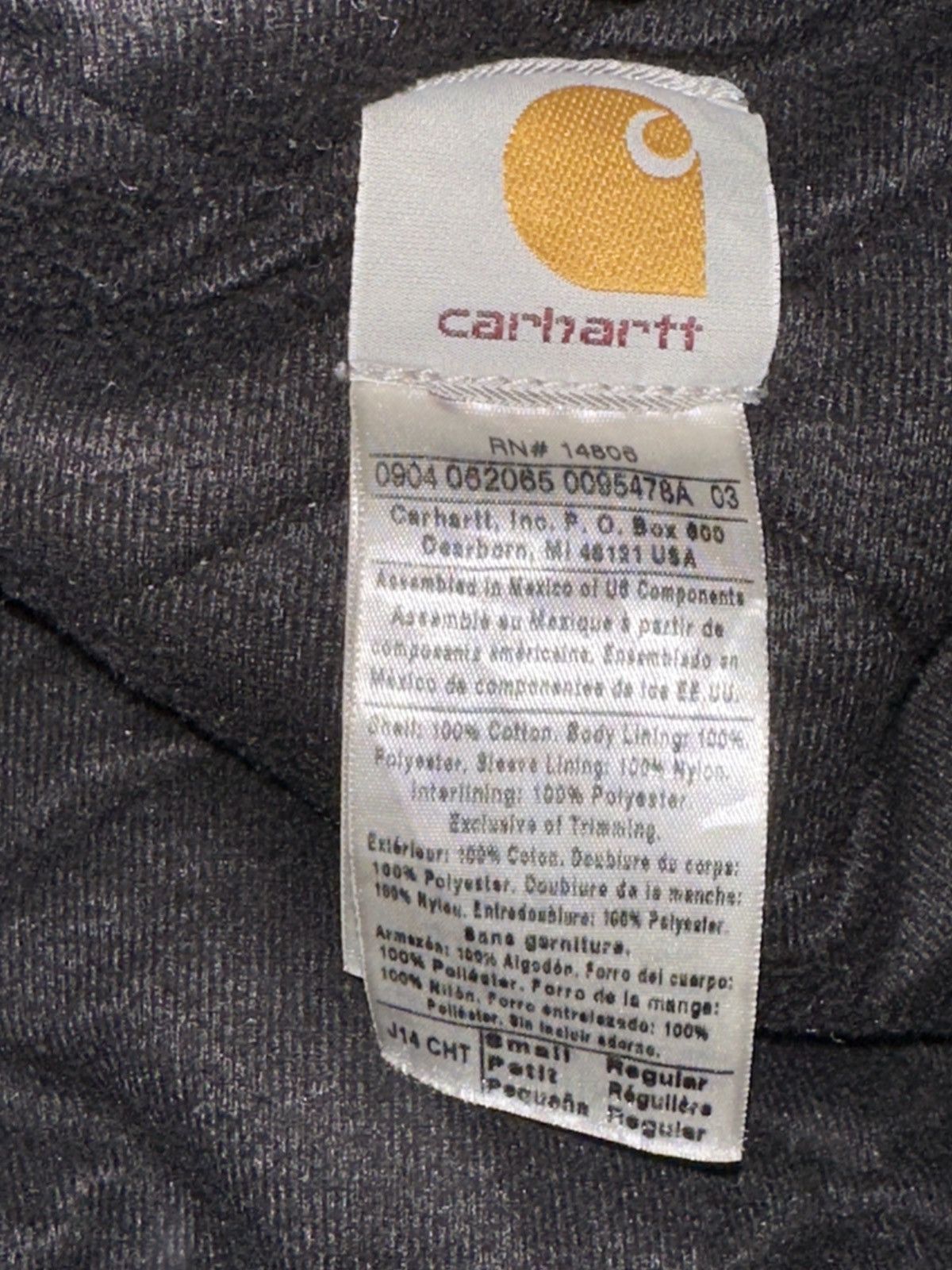 Carhartt VTG Carhartt J14 CHT Santa Fe Bomber Work Canvas Jacket SML Size US S / EU 44-46 / 1 - 8 Thumbnail