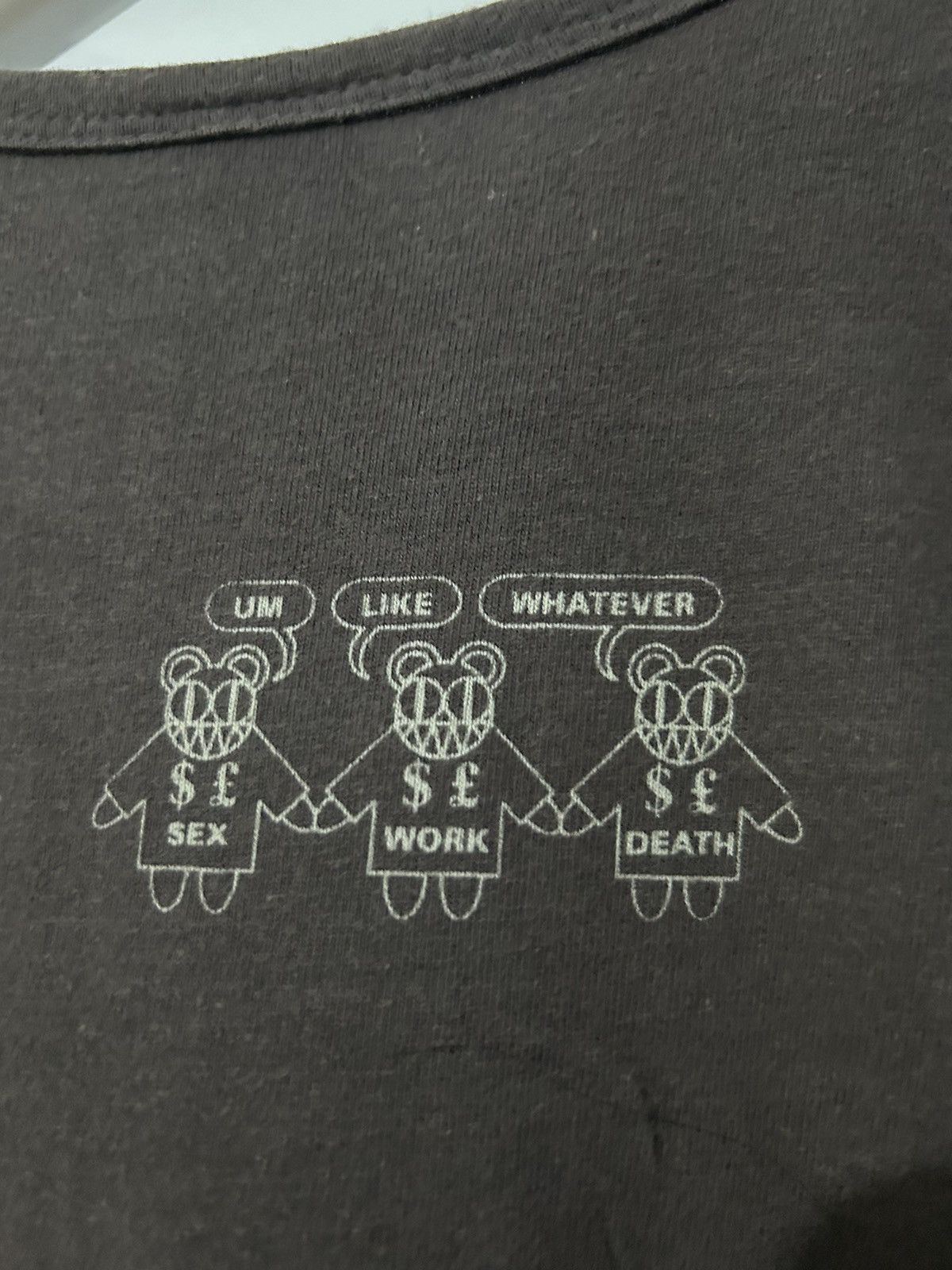 Band Tees 00s Radiohead Sex Work Death Tees Size US L / EU 52-54 / 3 - 5 Thumbnail