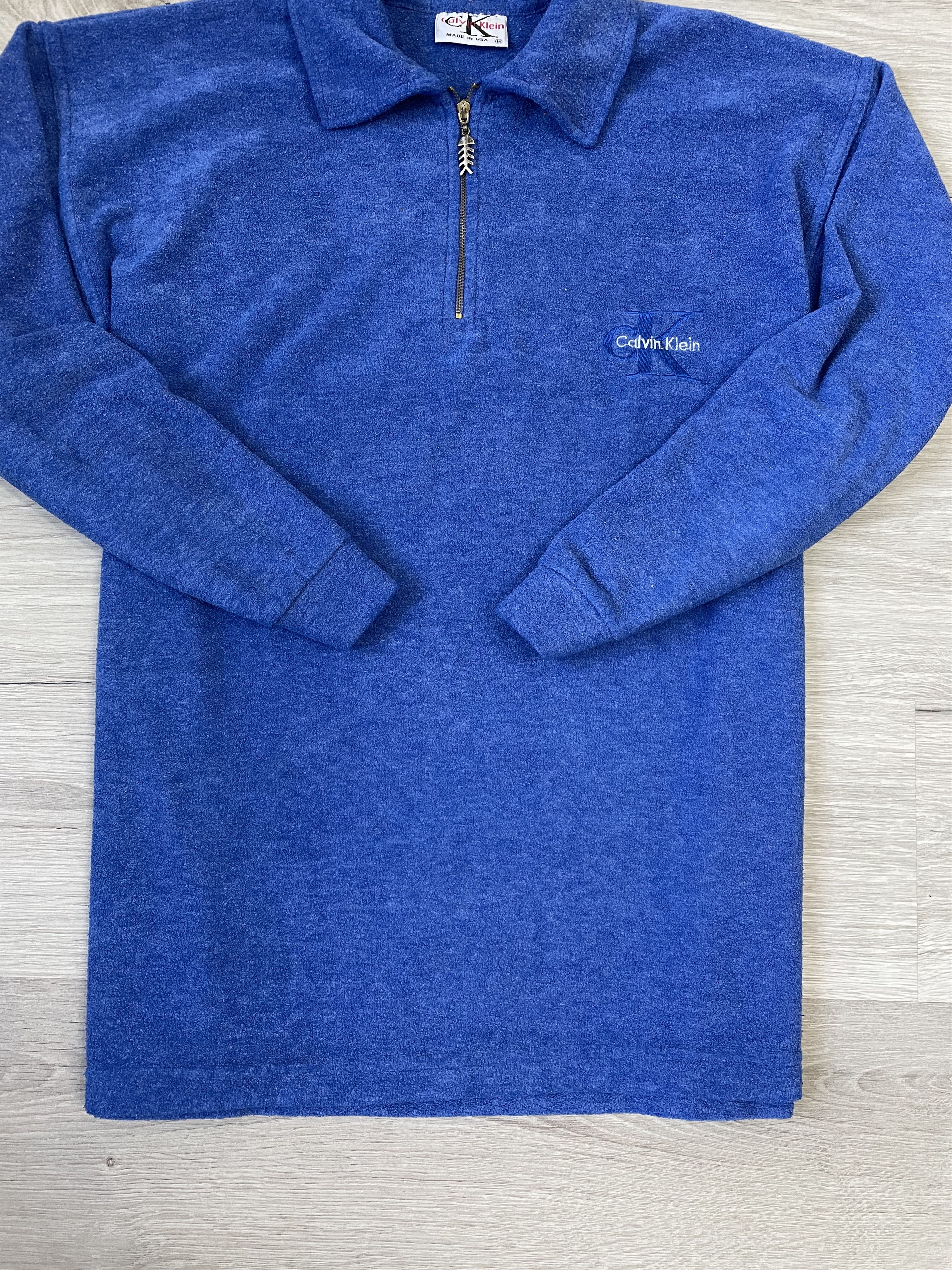 Calvin Klein × Vintage MENS VINTAGE FLECCE CASUAL RARE CALVIN CLEIN Size US M / EU 48-50 / 2 - 10 Thumbnail