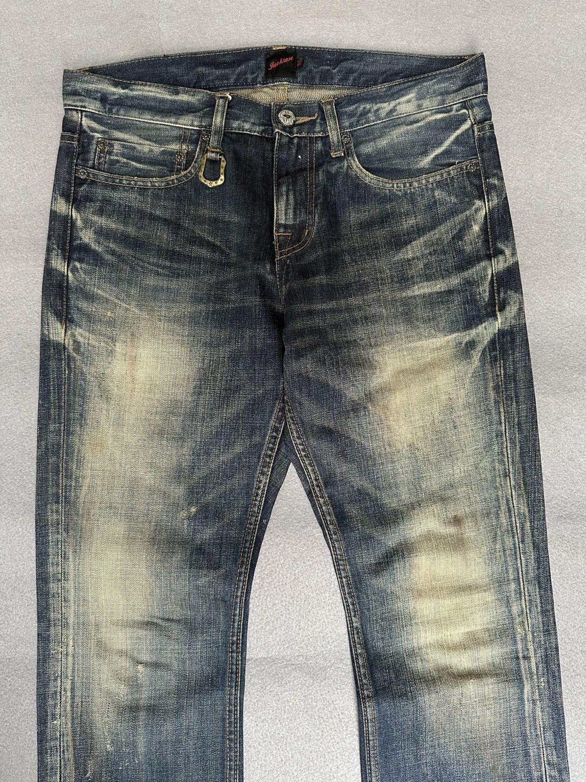 JACKROSE Jack Rose Japan Claw Marks Blue Rusty Denim Size US 32 / EU 48 - 4 Thumbnail