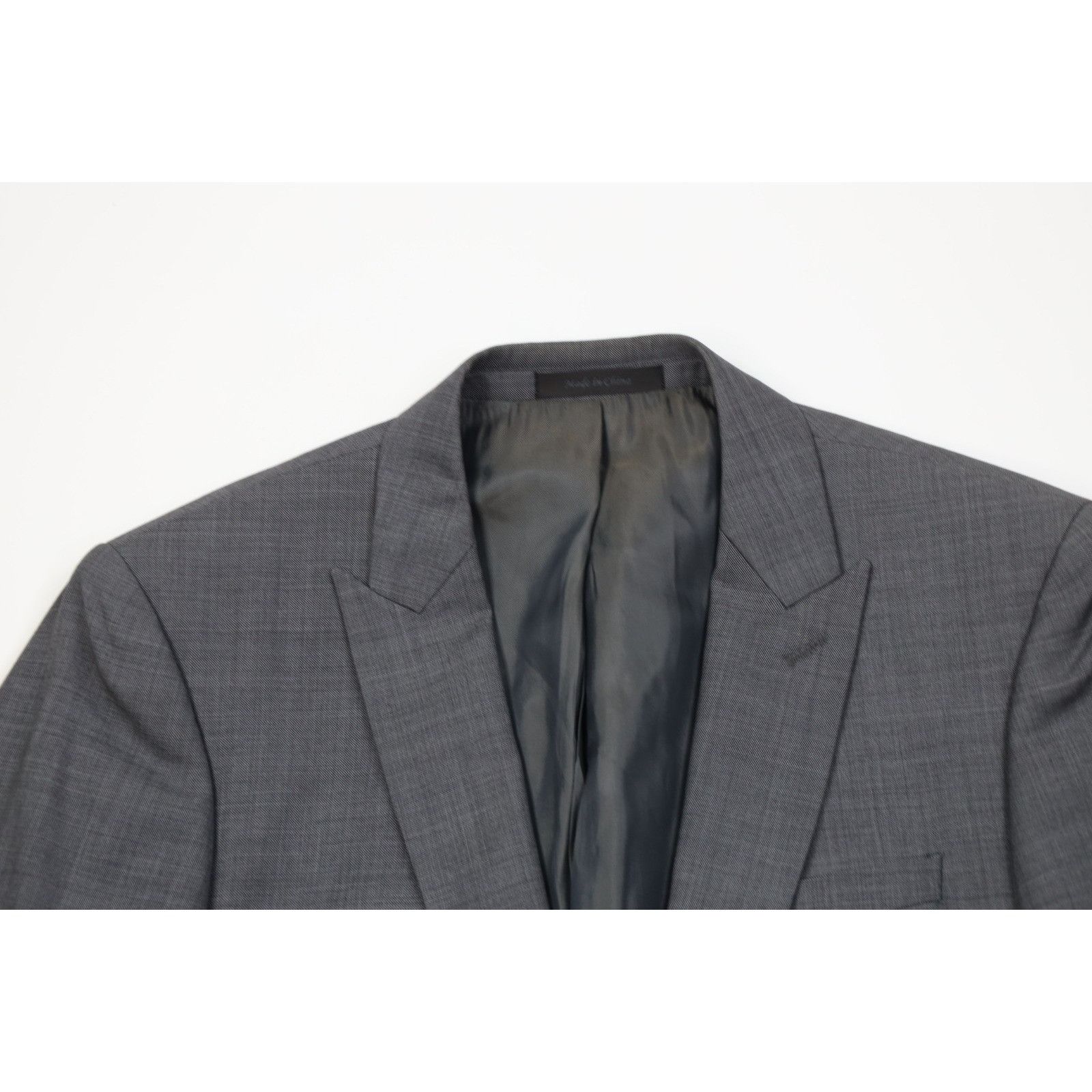 Calvin Klein Calvin Klein Extreme Slim Fit Wool 2 Piece Suit Wedding Size 40R - 3 Thumbnail