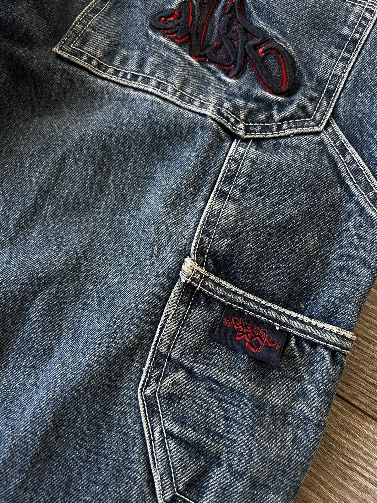 Other ‼️Westside style Caesar Washington Jr. Patch Pocket Jeans‼️ Size US 31 - 12 Thumbnail
