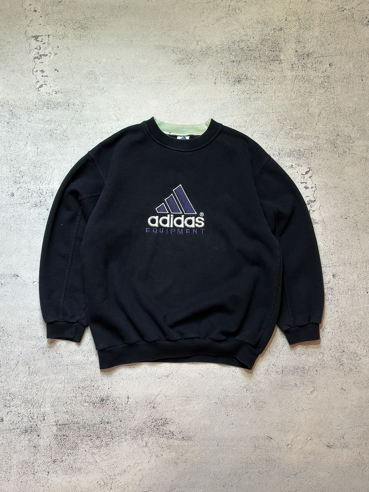 Adidas × Vintage Adidas Equipment Vintage Sweatshirt Size US L / EU 52-54 / 3 - 1 Thumbnail