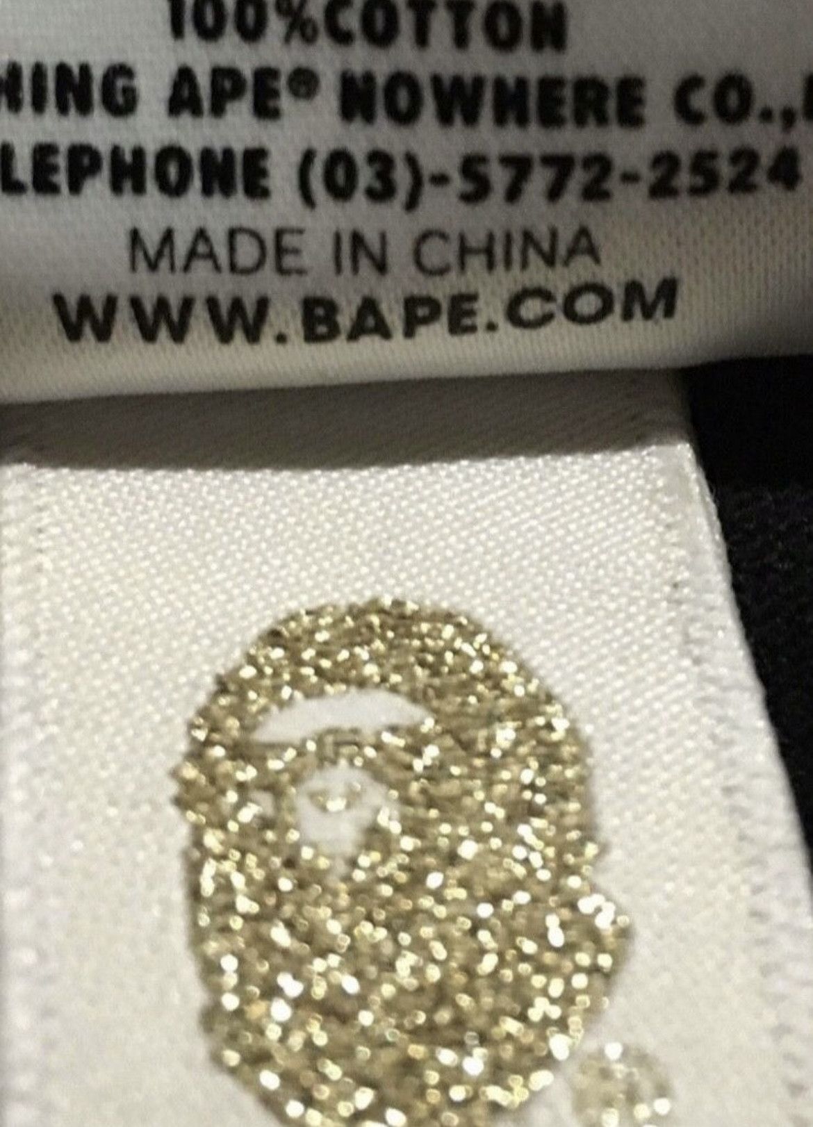 Bape Bape logo tee shirt Size US M / EU 48-50 / 2 - 6 Thumbnail