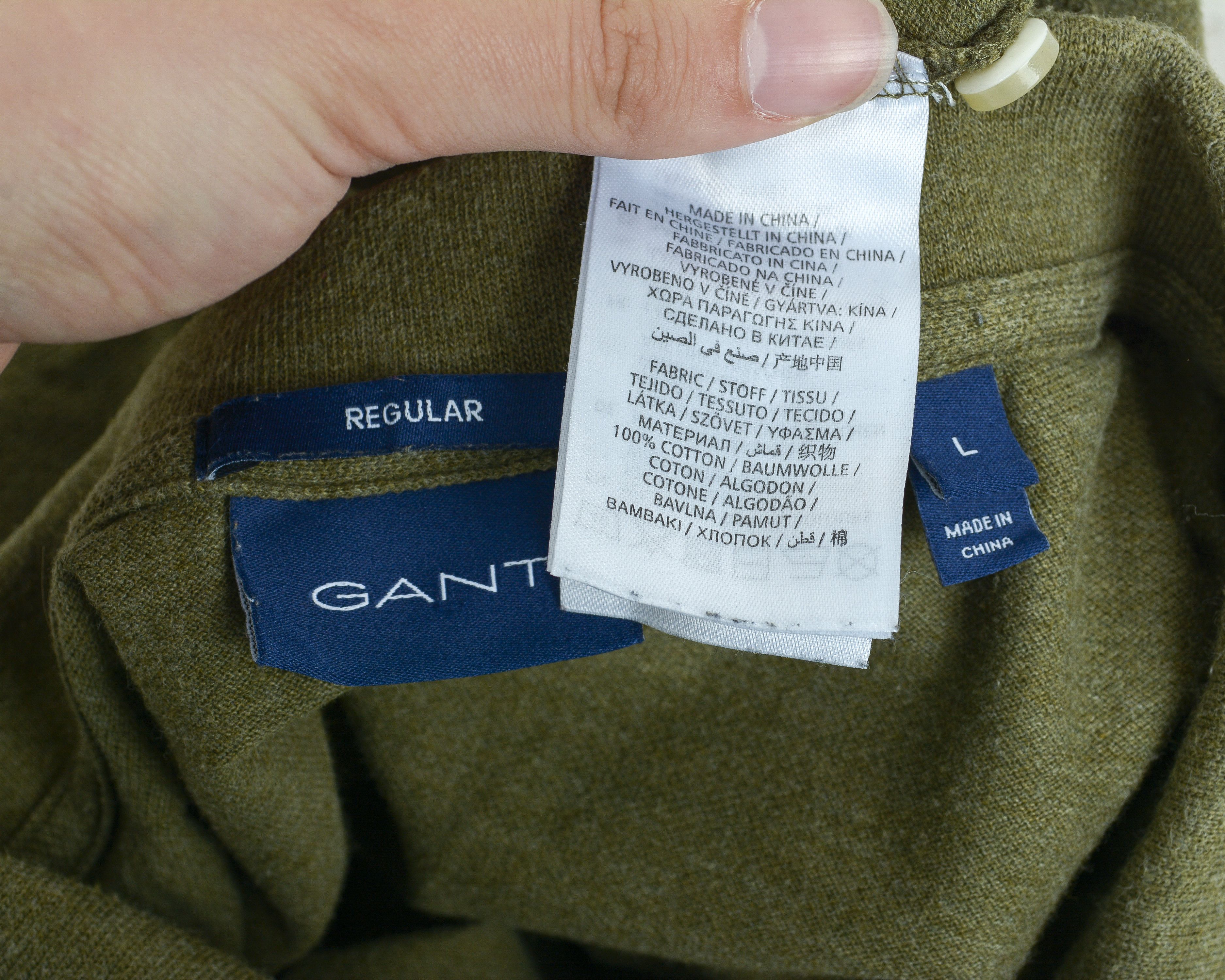 Gant Polo Shirt Short Sleeved Regular Fit Cotton Casual Top Size US L / EU 52-54 / 3 - 5 Thumbnail
