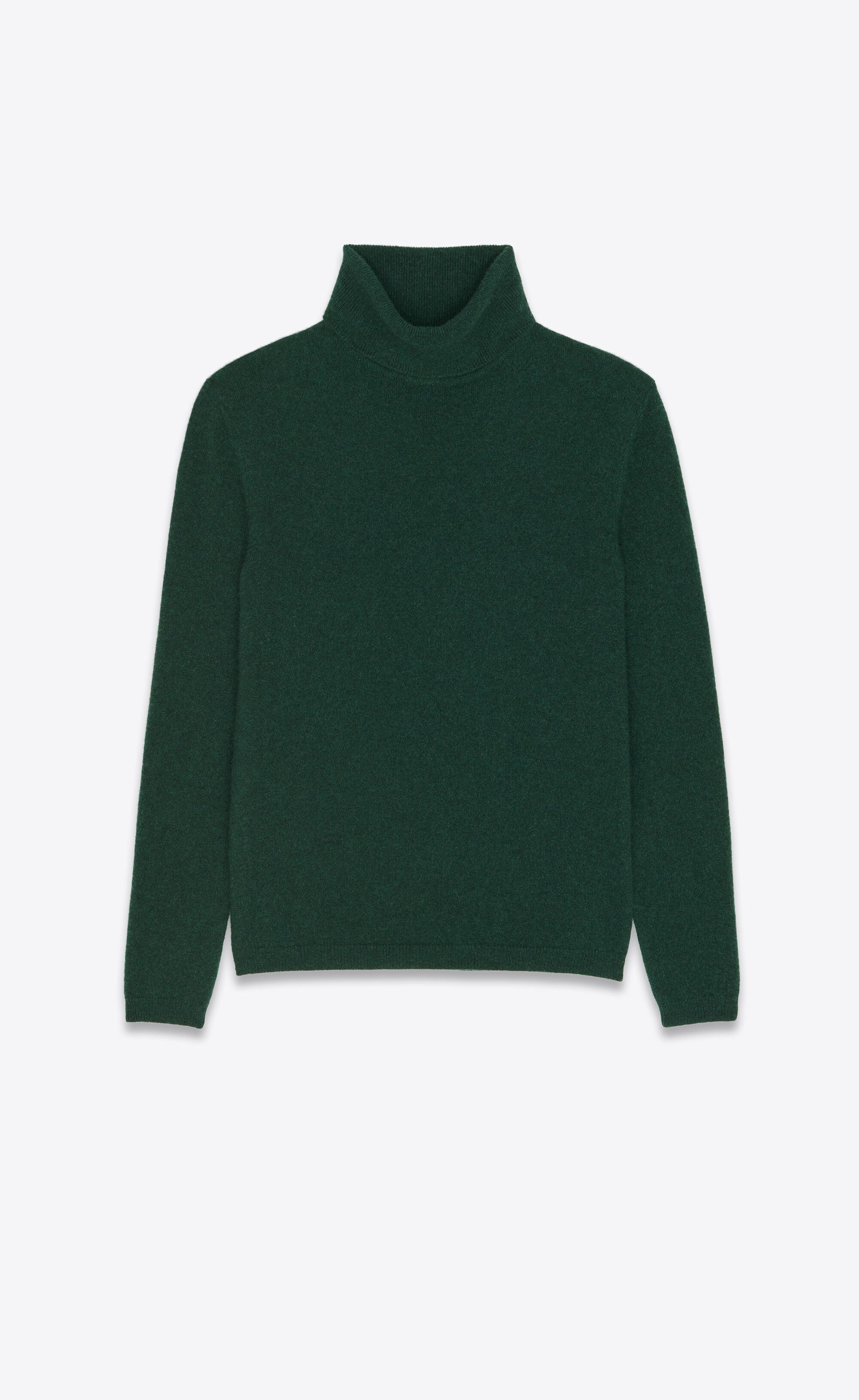 Saint Laurent Paris turtelneck sweater in cashmere Size US XS / EU 42 / 0 - 1 Thumbnail