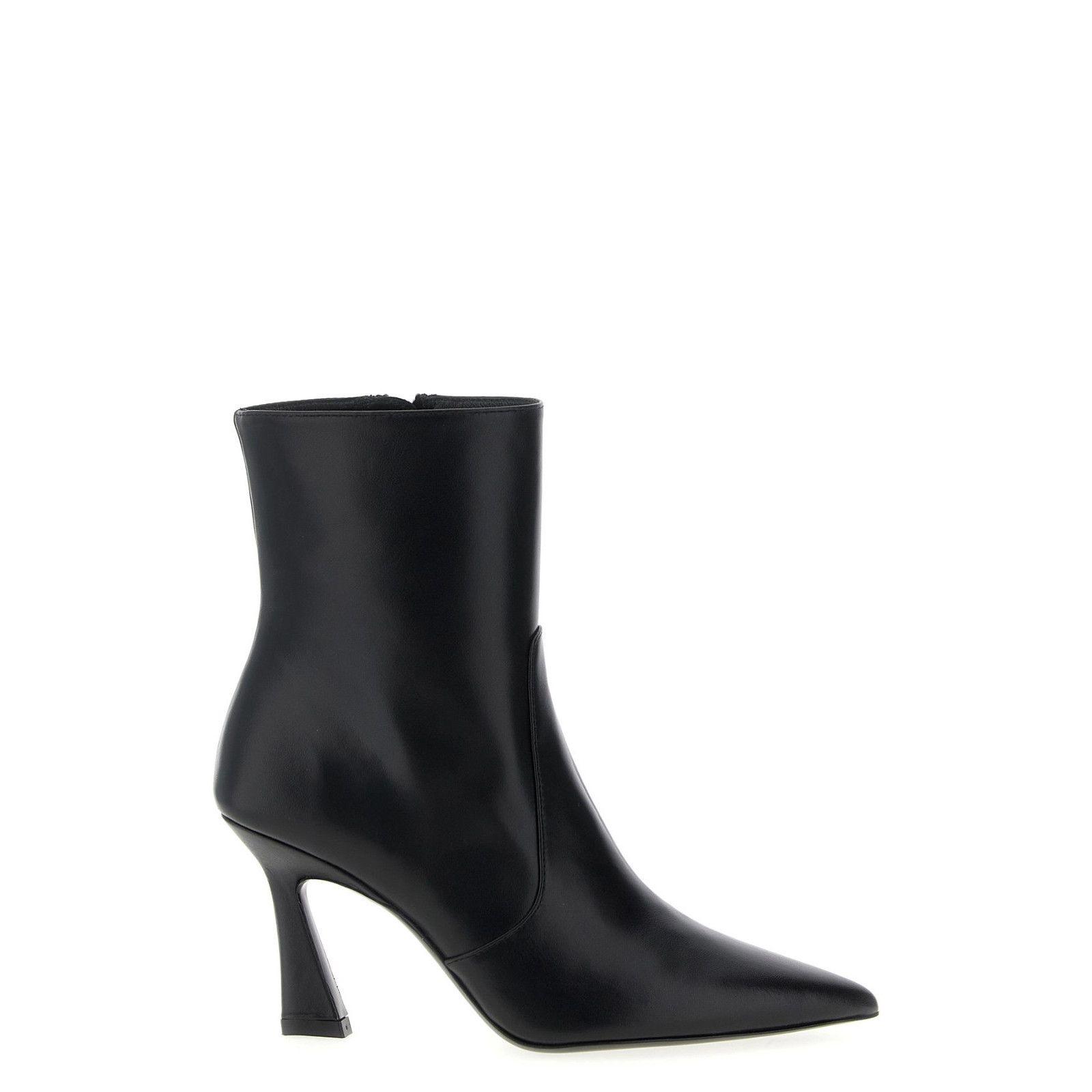 Stuart Weitzman STUART WEITZMAN Vinnie Black Leather 85mm Ankle Boots New & Size US 8 / IT 38 - 1 Thumbnail