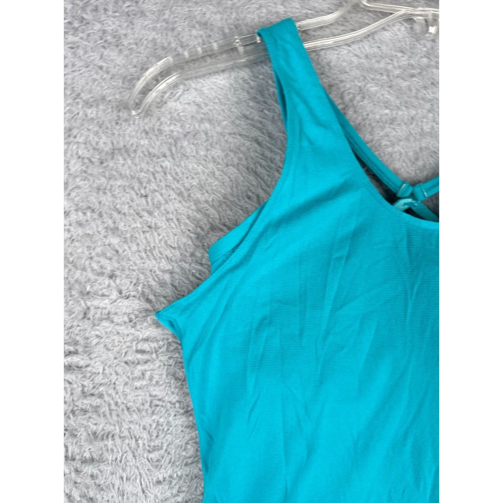 Lululemon Lululemon Shirt Women 6 Blue Tank Built In Bra Racerback Run Gym Endeavor W1N04S Size M / US 6-8 / IT 42-44 - 3 Thumbnail