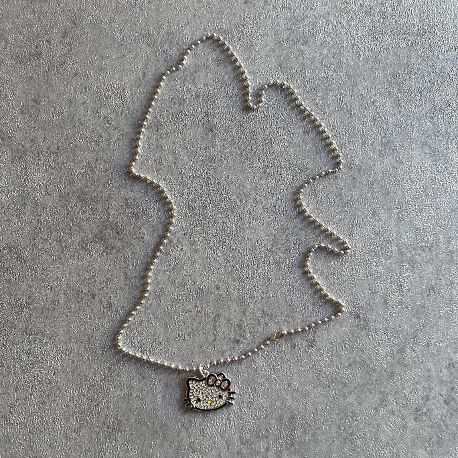 Other Y2k studded bling grunge hello kitty necklace Size ONE SIZE - 1 Thumbnail