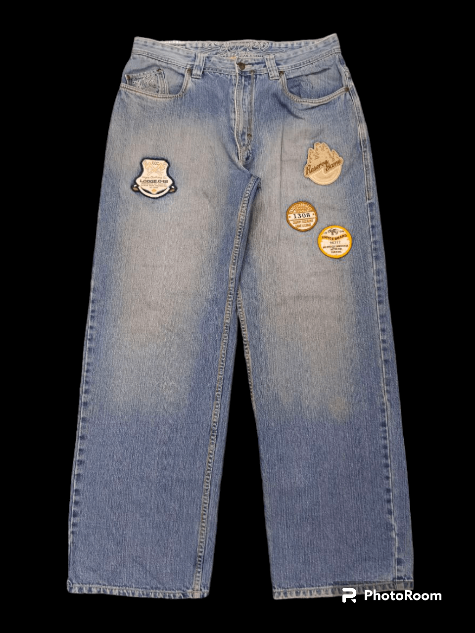 Vintage BAGGY SICK FADE ENYCE DENIM PANTS Size US 34 / EU 50 - 1 Thumbnail