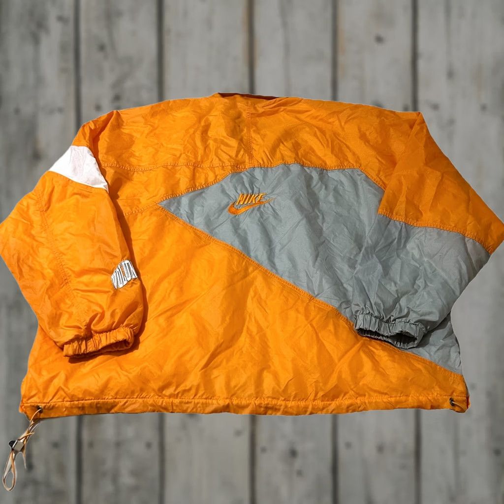 Nike VINTAGE Nike Tennessee Volunteers Windbreaker Track Jacket 2XL Mens Orange 90s Size US XXL / EU 58 / 5 - 1 Thumbnail