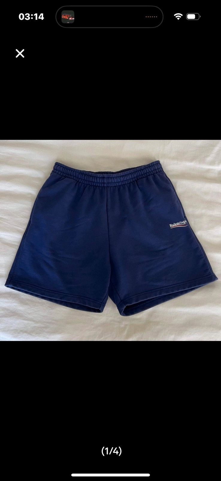 Balenciaga Balenciaga logo shorts Size US 34 / EU 50 - 1 Thumbnail