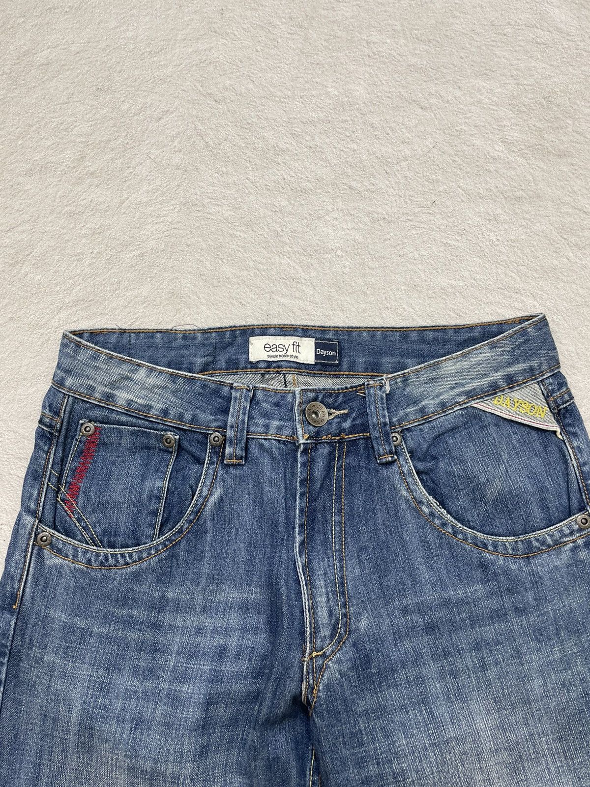 Number (N)ine 2000s Archival Japanese Baggy Jeans Washed Y2K Ifsix Number Size US 30 / EU 46 - 4 Thumbnail