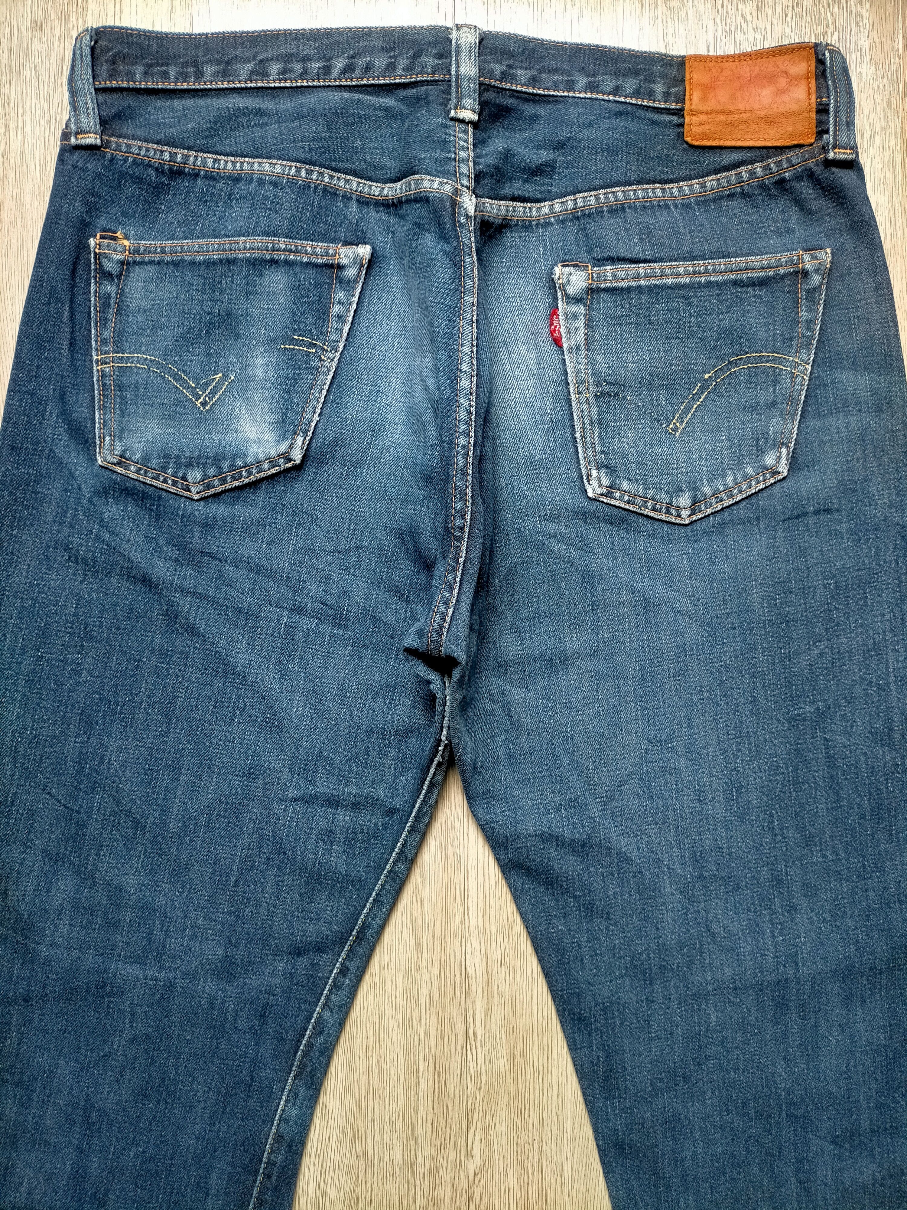 Levi's Vintage Clothing Vintage Levis 501xx Big E Selvedge Jeans Size US 35 - 15 Thumbnail