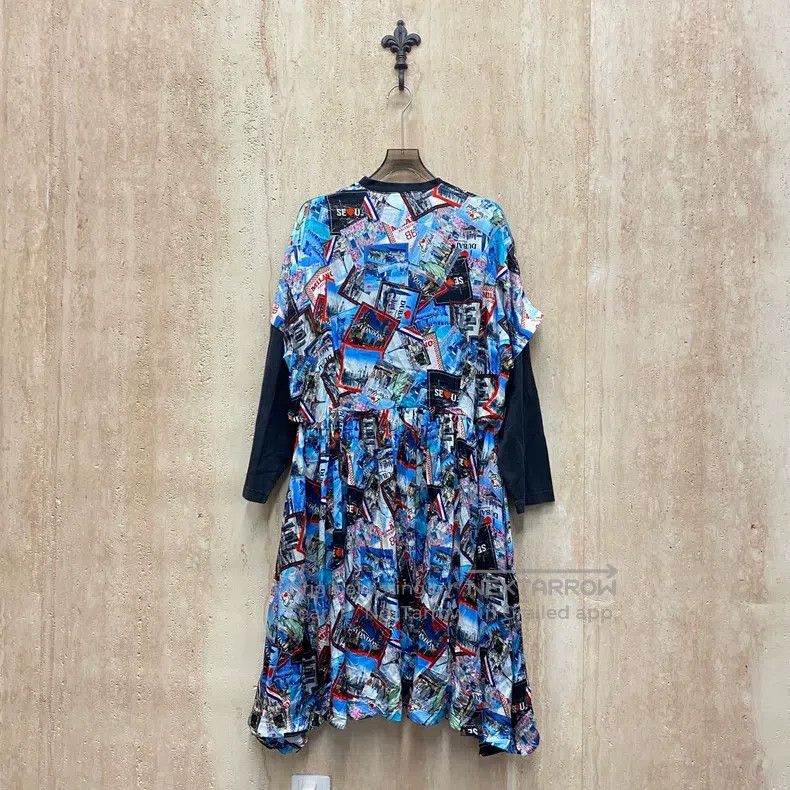 Balenciaga Balenciaga City Series Fake Two Piece Dress Size S / US 4 / IT 40 - 2 Thumbnail