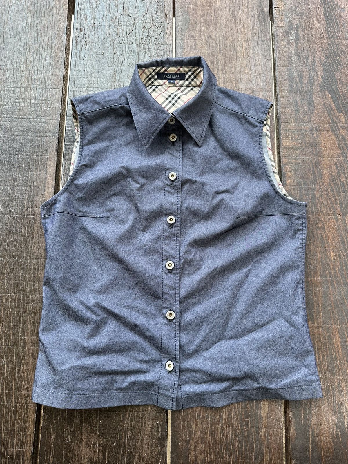 Burberry Burberry vest full button Size S / US 4 / IT 40 - 1 Thumbnail