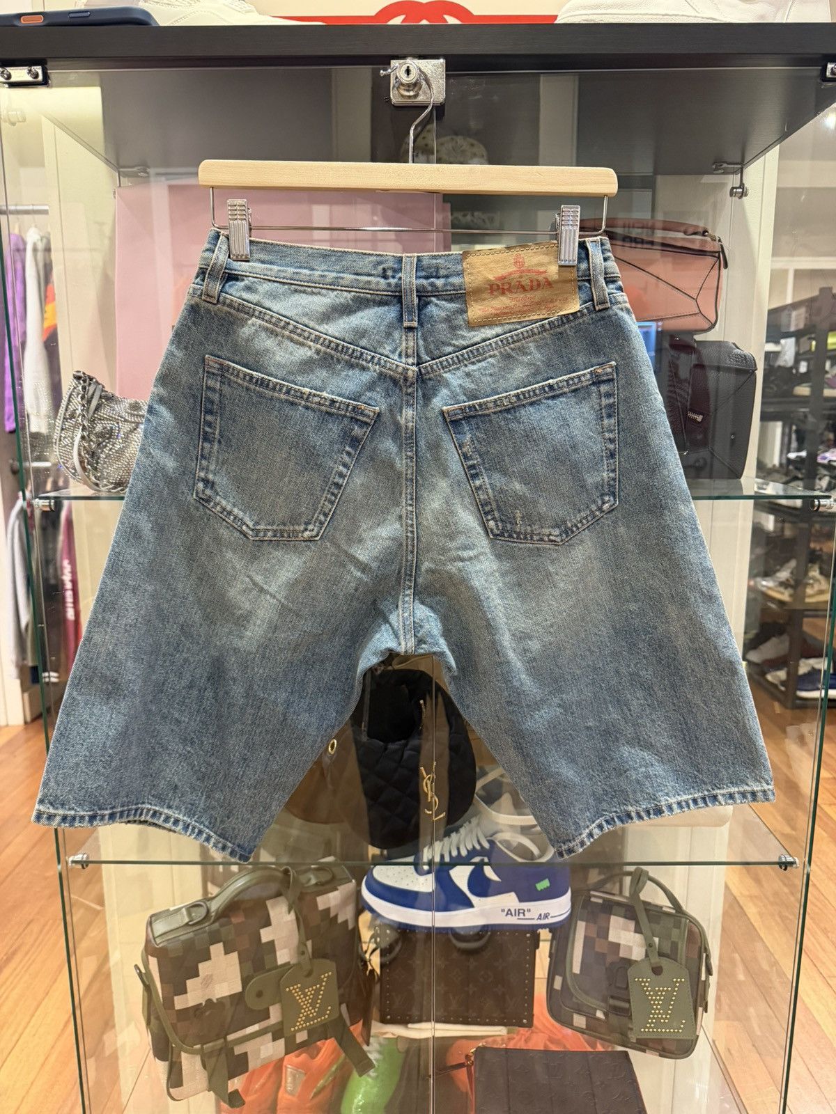 Prada Prada Denim Jean Shorts Size US 30 / EU 46 - 2 Thumbnail