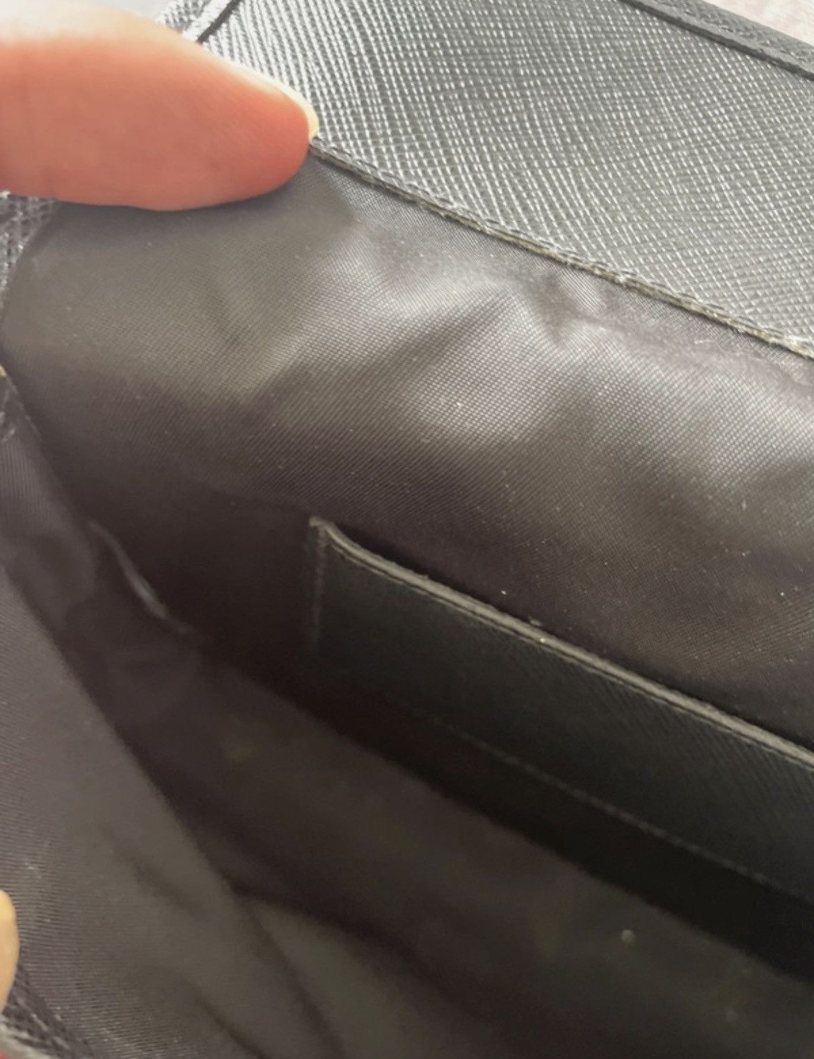 Prada Prada Re-Nylon and Saffiano leather case messenger Size ONE SIZE - 6 Thumbnail