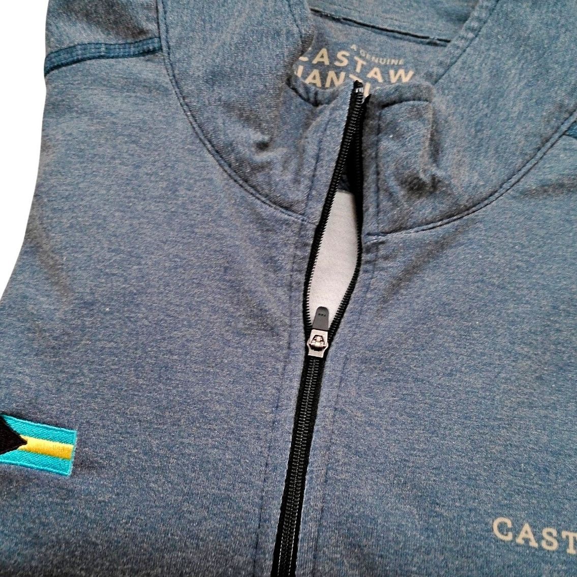 Castaway Clothing Castaway Nantucket 1/4 Zip Heather Blue Performance Pullover Size US XXL / EU 58 / 5 - 1 Thumbnail