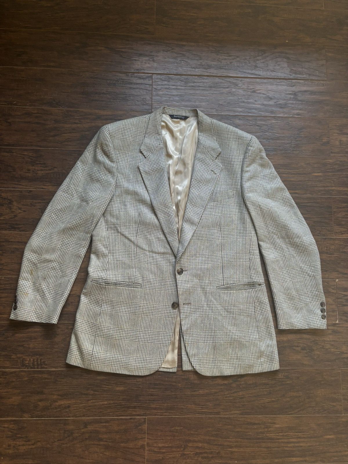 Burberry Burberry Plaid Blazer Size 42L - 1 Thumbnail