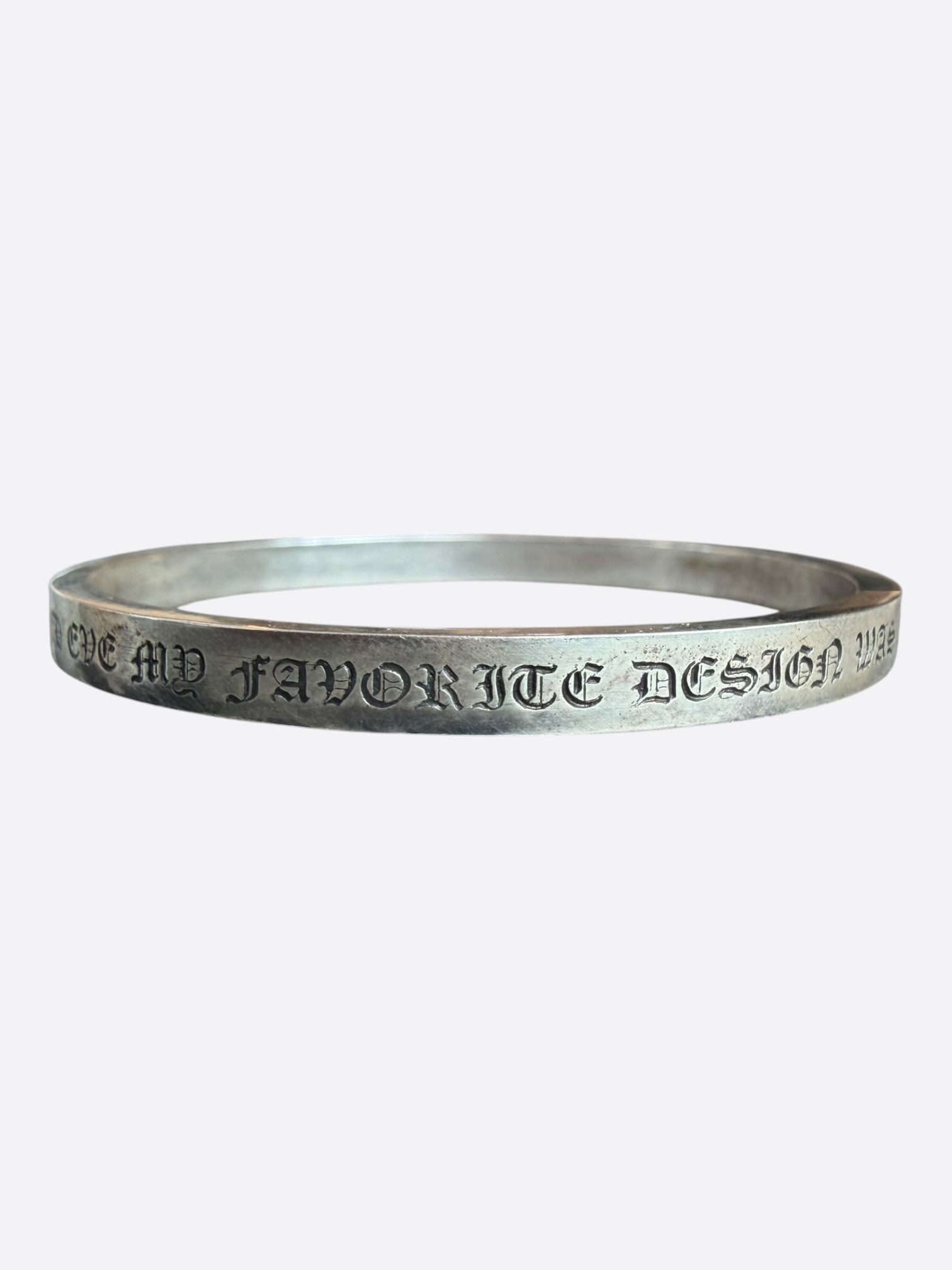 Chrome Hearts Chrome Hearts Silver Spacer Bangle Bracelet Size ONE SIZE - 6 Thumbnail