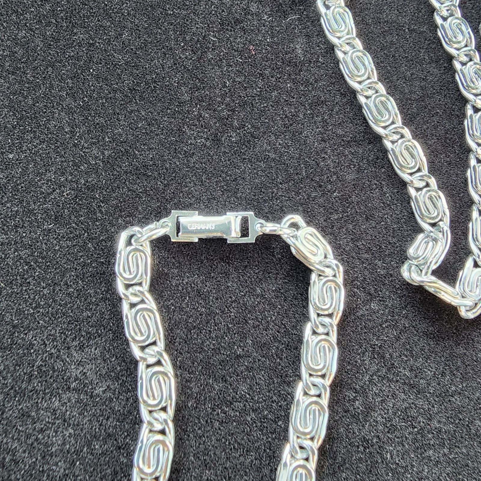 Vintage Vintage Eloxal Aluminum Scroll Link Chain Long Necklace Size ONE SIZE - 4 Thumbnail
