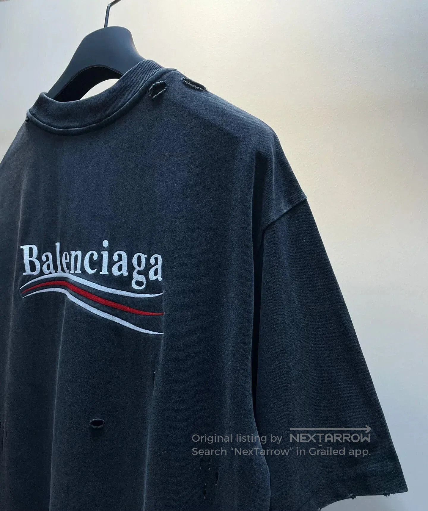 Balenciaga Balenciaga Inside-Out Wave Coke T-shirt. Size US XL / EU 56 / 4 - 4 Thumbnail