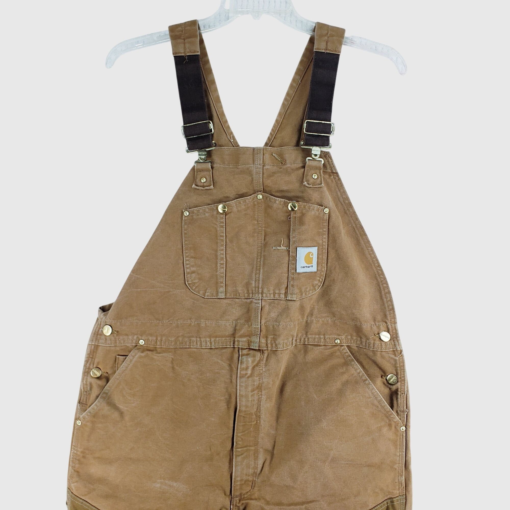 Carhartt Vintage Carhartt R46 Duck Canvas Overalls Brown 42x32 Size US 42 / EU 58 - 5 Thumbnail