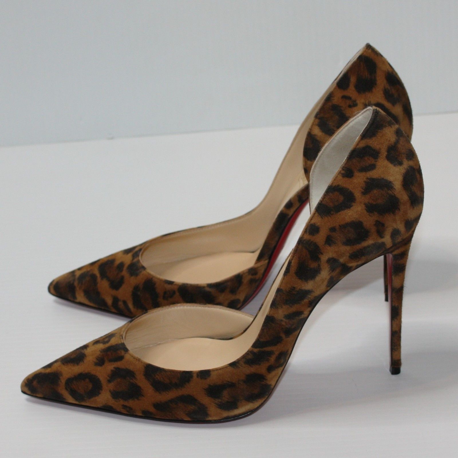 Christian Louboutin Iriza 100 Leopard Kitty Pony Hair Pump Shoes EU 41 / US 11 Size US 11 / IT 41 - 4 Thumbnail