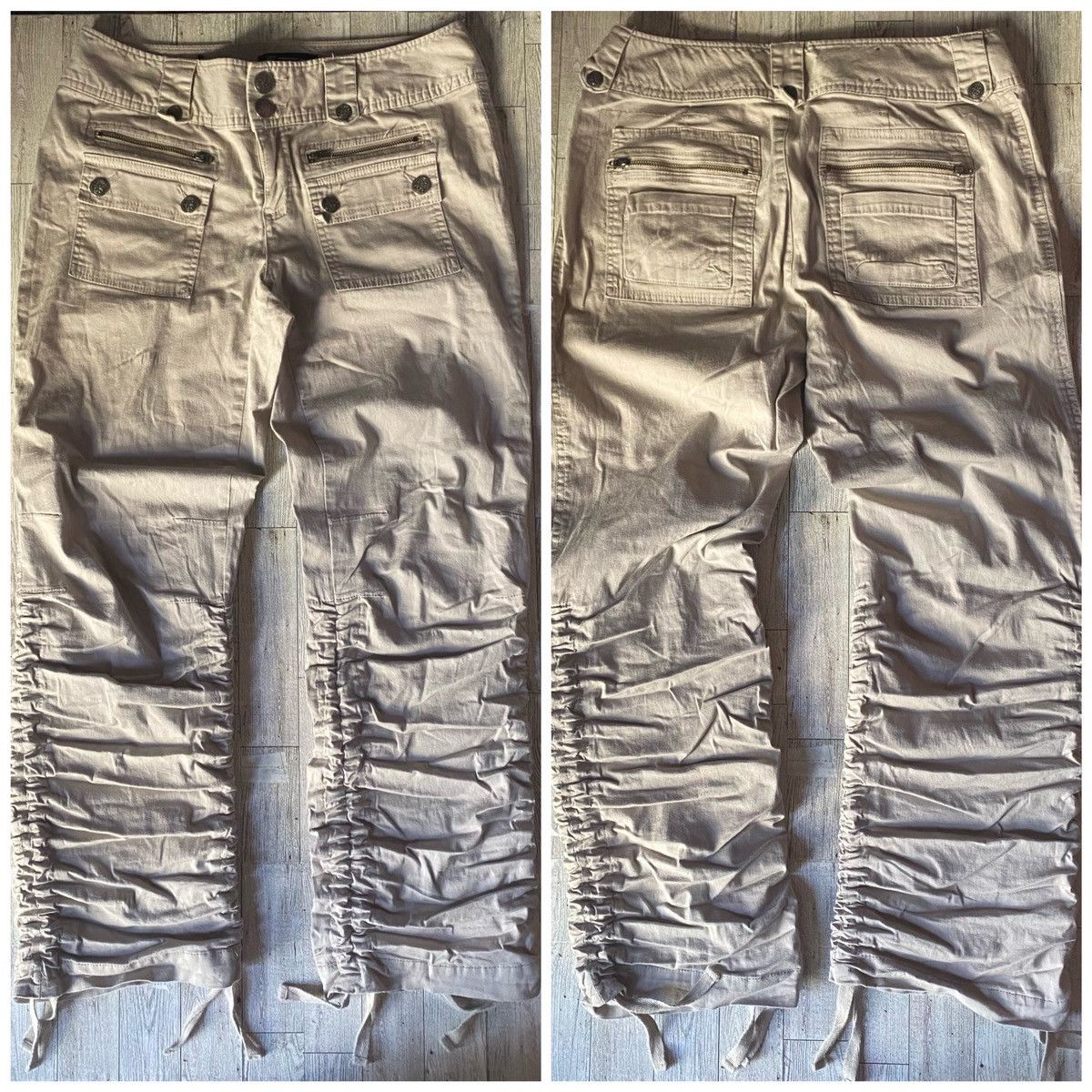 Vintage INC International, Adjustable, Pocket Capri, Cargo Pants Size 27" / US 4 / IT 40 - 2 Thumbnail