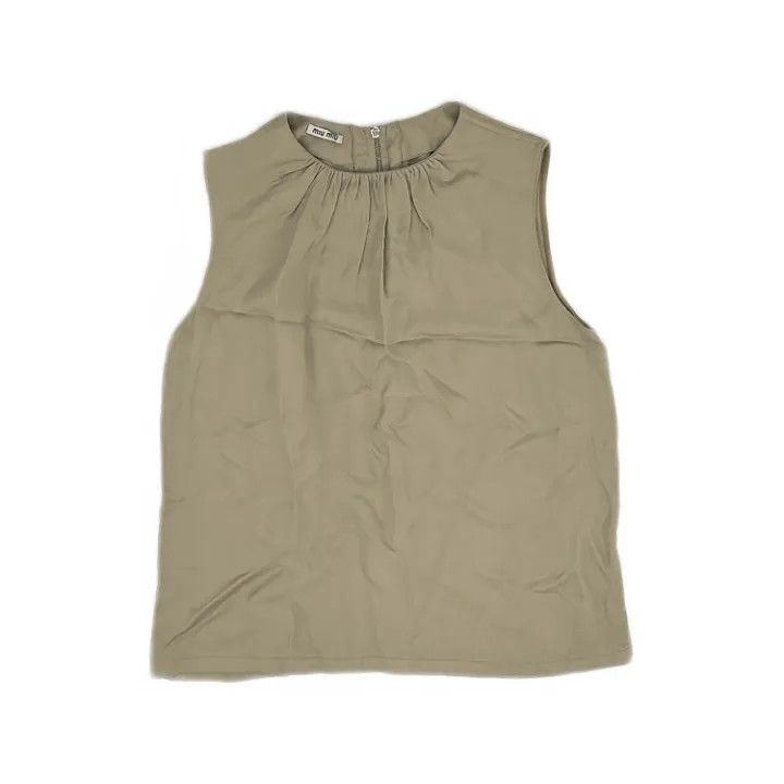 Miu Miu Miu Miu Minimalist Sleeveless Top 0079 Size M / US 6-8 / IT 42-44 - 1 Thumbnail