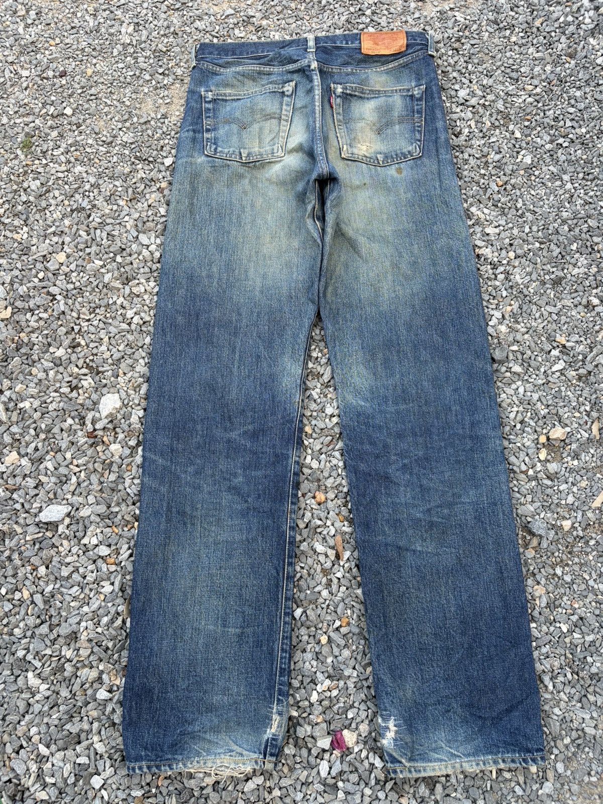 Kapital VINTAGE LEVIS 503B BIG E SELVEDGE RUSTY DISTRESSED DENIM Size US 32 / EU 48 - 2 Thumbnail