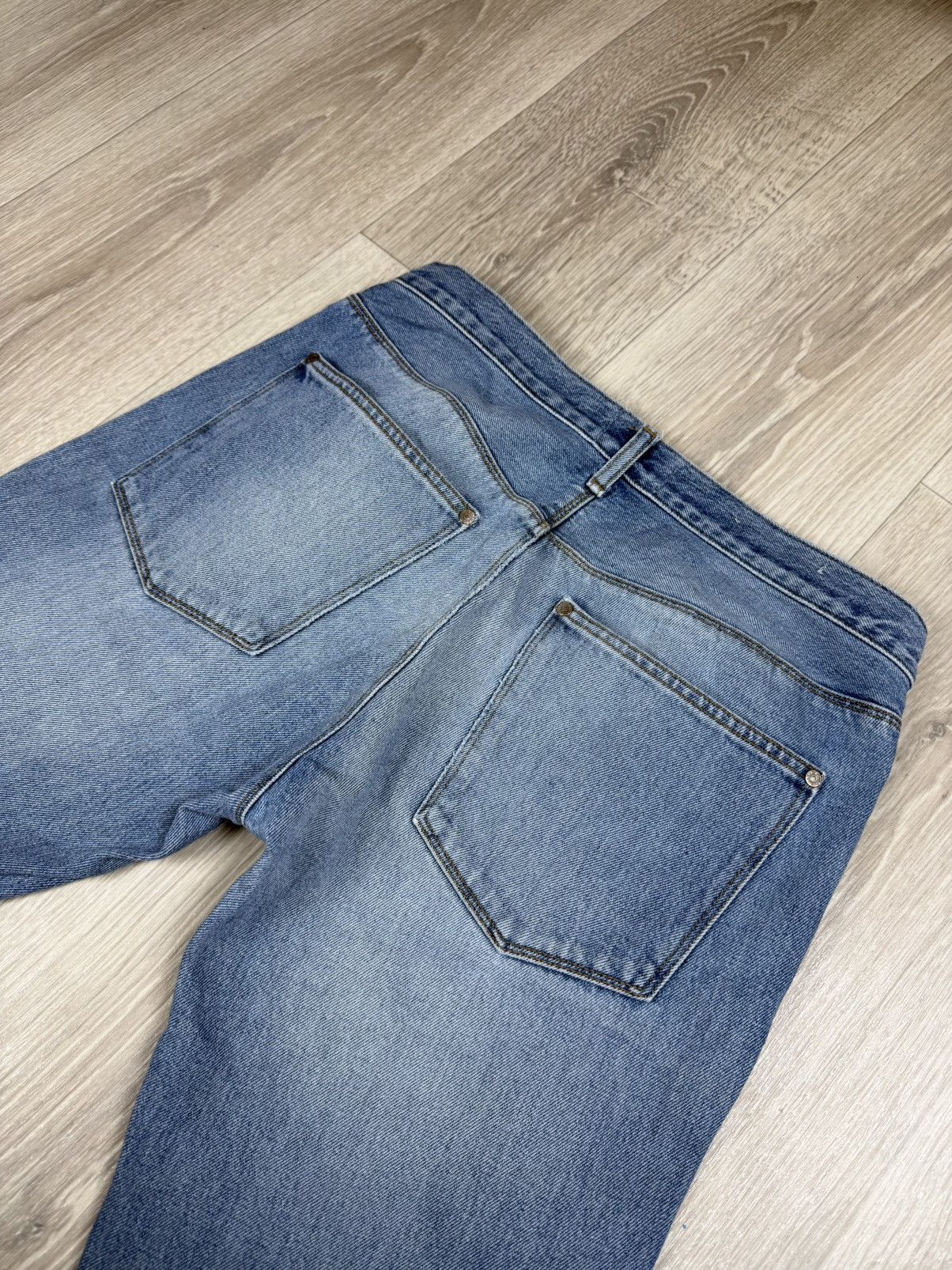 Acne Studios Acne Studios Max LT Vintage Blue Straight Denim Jeans Size US 33 - 9 Thumbnail