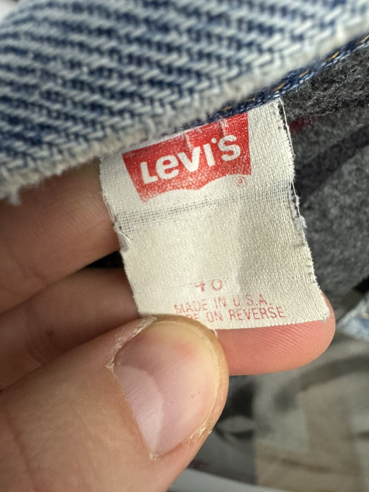 Levi's Levis Vintage 90s Denim Trucker Jacket 70506 Made In USA Size US L / EU 52-54 / 3 - 7 Thumbnail