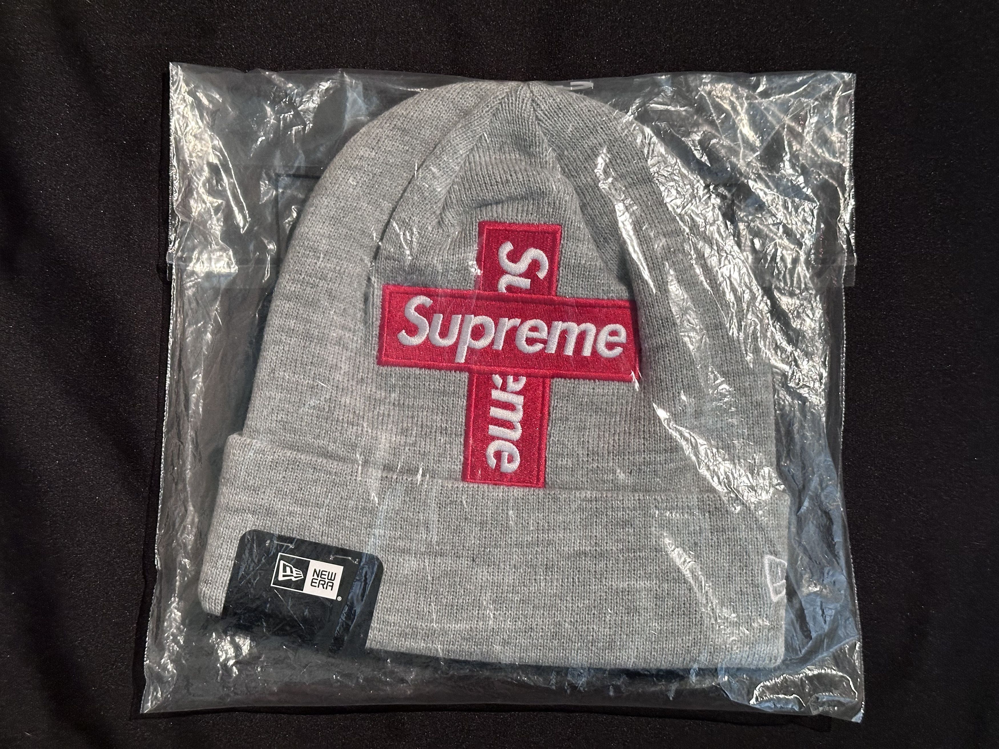 トップス Supreme Cross Box Logo \"Grey Supreme Cross Box Logo Grey | Grailed