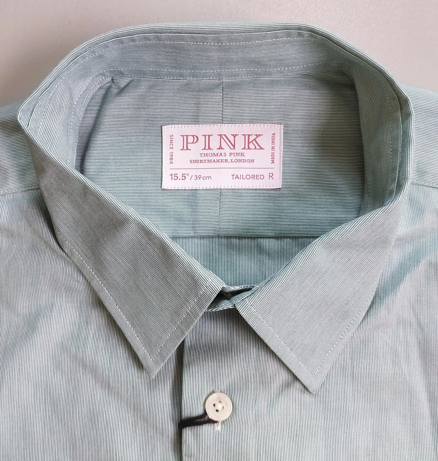 Thomas Pink Thomas Pink Tailored Fit Stripe Formal Shirt T 0015 Size US S / EU 44-46 / 1 - 3 Thumbnail