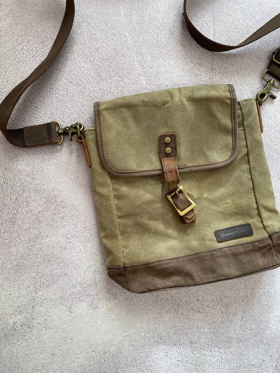 KMRii Diesel style faded vintage distressed sling bag Size ONE SIZE - 2 Thumbnail
