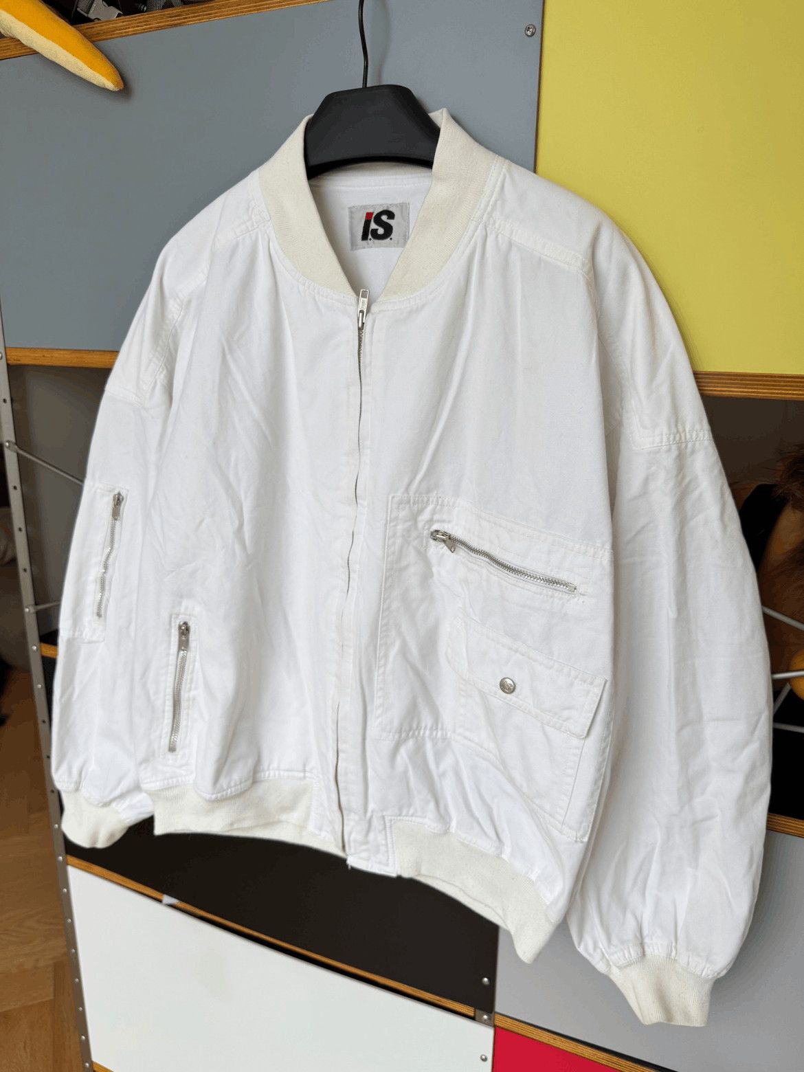 Issey Miyake Sz 9 Issey Miyake Sports IS Logo 80s Bomber-2508 Size US L / EU 52-54 / 3 - 2 Thumbnail