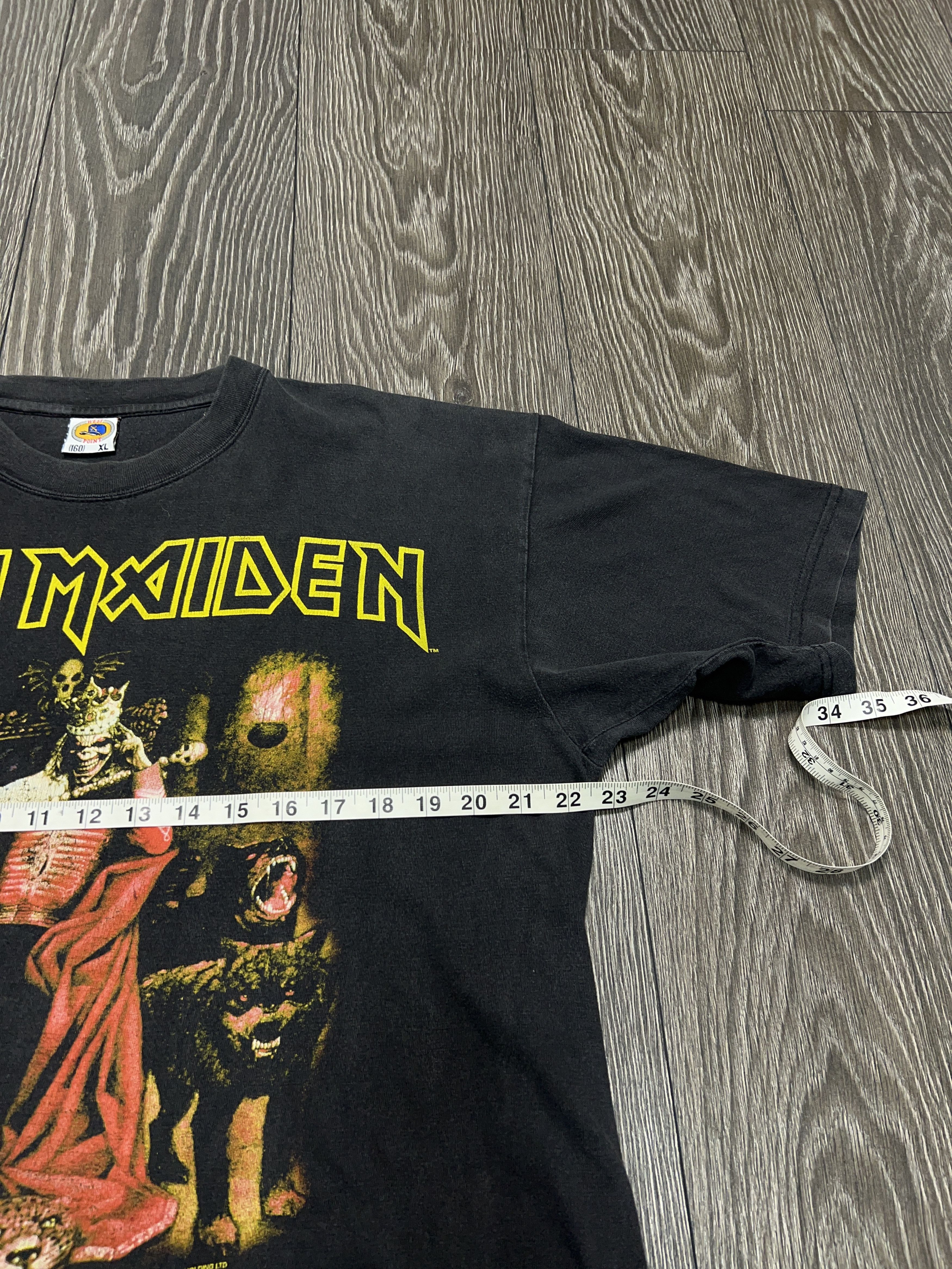 Vintage IRON MAIDEN 2002 Rock Band T Shirt Tee Big Logo Mens Size US XL / EU 56 / 4 - 8 Thumbnail