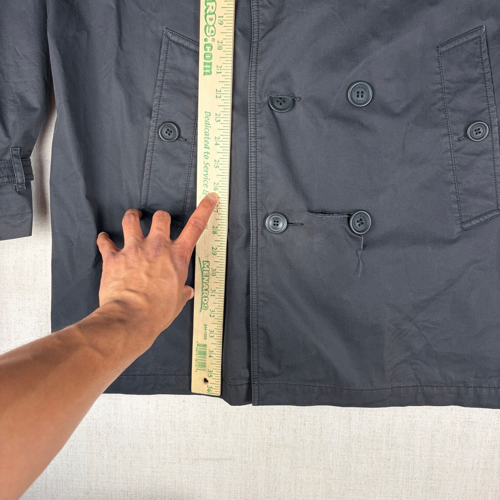 Burberry Burberry Brit Nova Check Double Breasted XXL Trench Coat Size US XXL / EU 58 / 5 - 14 Thumbnail