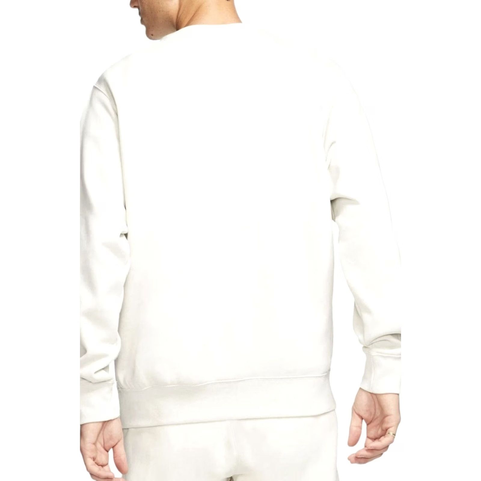 Nike Nike Club Fleece Sweatshirt Men's XXL Beige Crew Neck Long Sleeve Logo 2XL Regular Cotton BV2662 072 Size US XXL / EU 58 / 5 - 4 Thumbnail