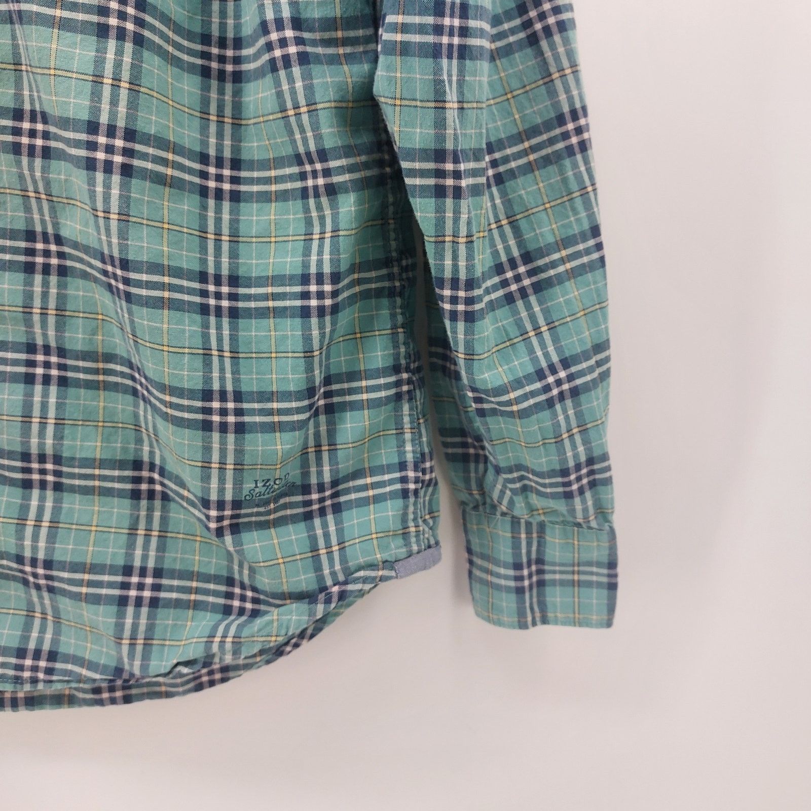 Izod Izod Saltwater Men's Relaxed Classic Plaid Button down S Size US S / EU 44-46 / 1 - 6 Thumbnail