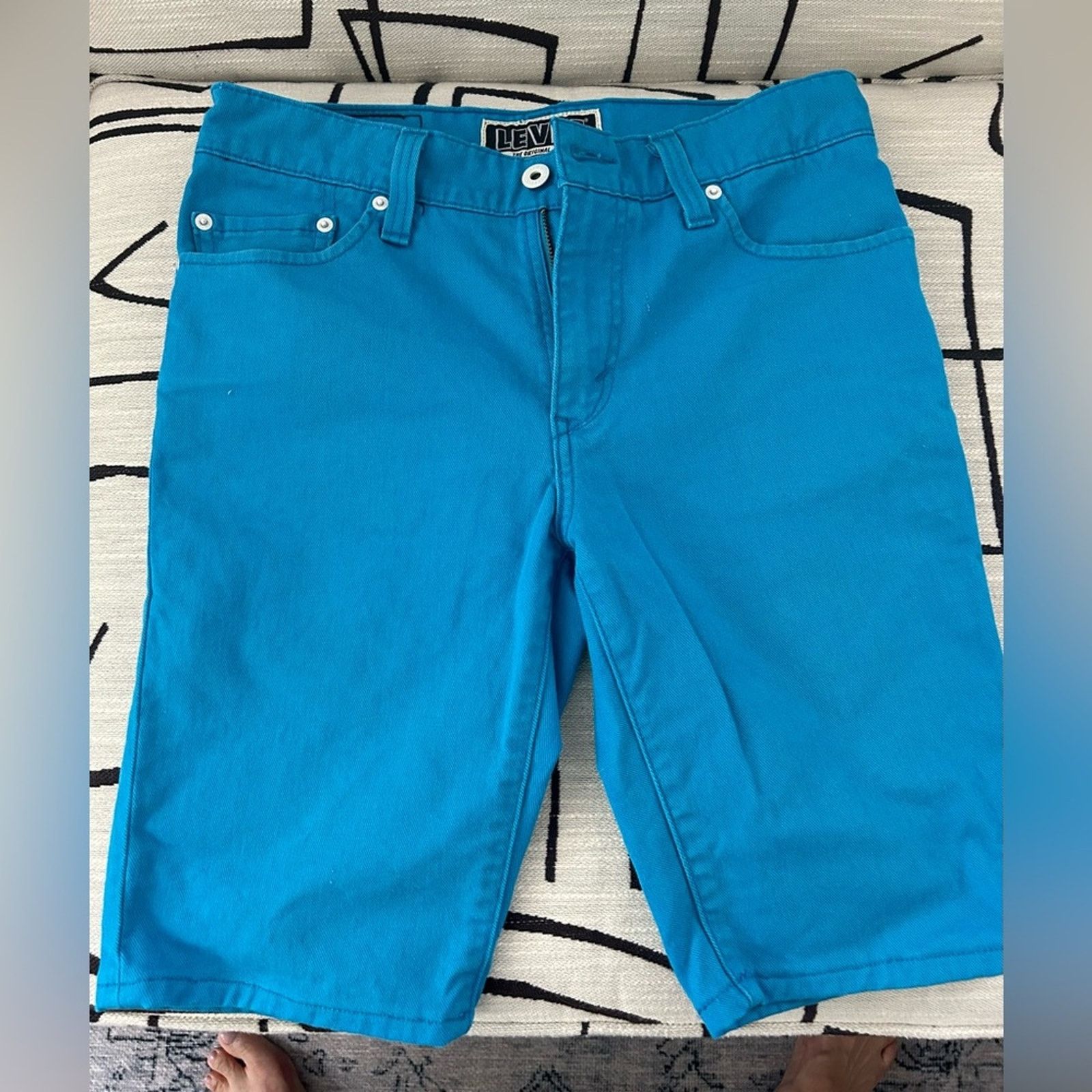 Levi's Levi's Super Skinny 510 denim shorts W31 Blue unisex Size US 31 - 1 Thumbnail