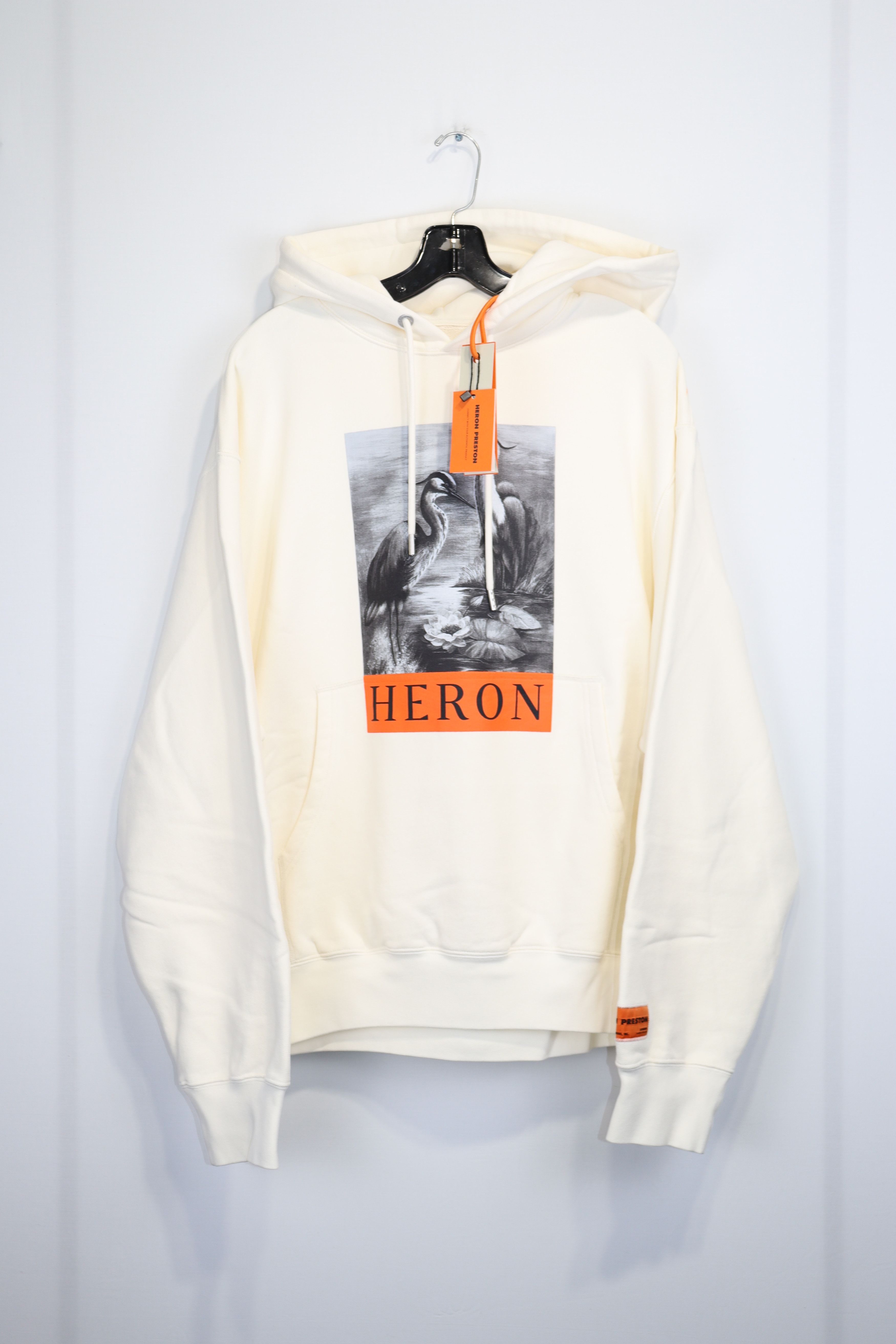 Heron Preston o1rshd1 NF Heron BW Hoodie in White / Black Size US L / EU 52-54 / 3 - 1 Thumbnail