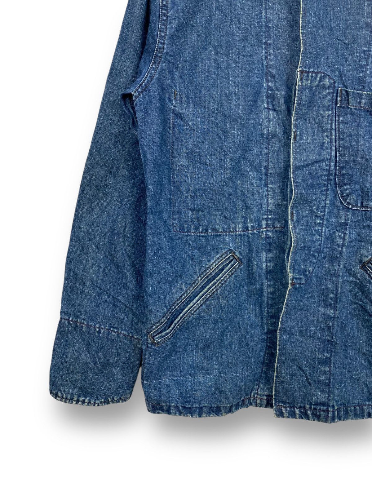 45rpm VINTAGE BLUE BLUE DENIM CHORE JACKET. #D10 Size US M / EU 48-50 / 2 - 3 Thumbnail
