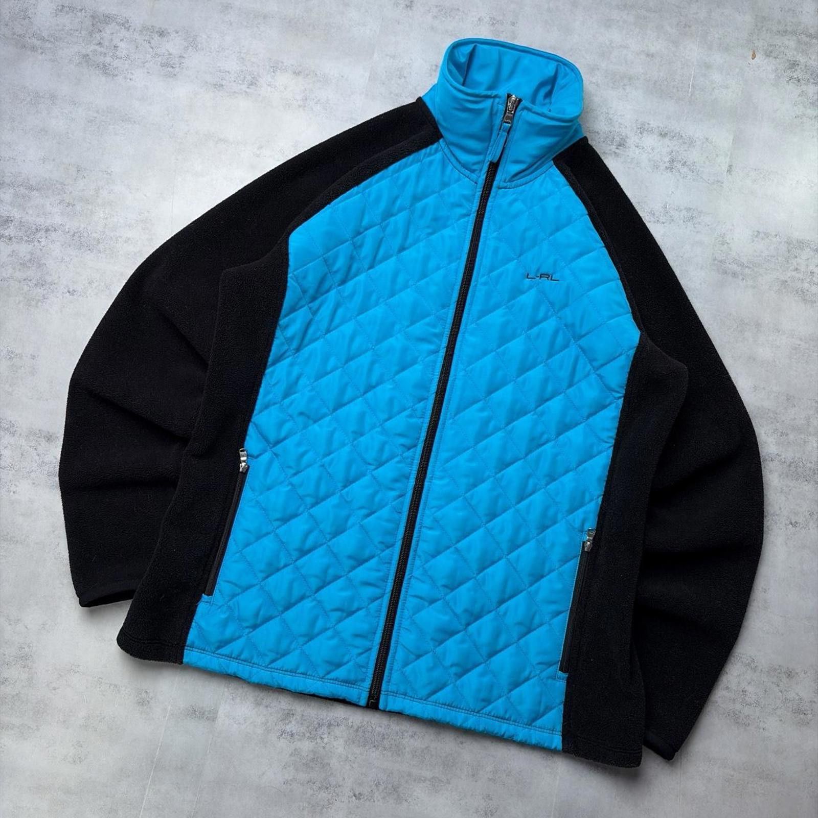Lauren Ralph Lauren Y2K Blue L-RL Ralph Lauren Active Quilted Fleece Jacket Size L / US 10 / IT 46 - 2 Thumbnail