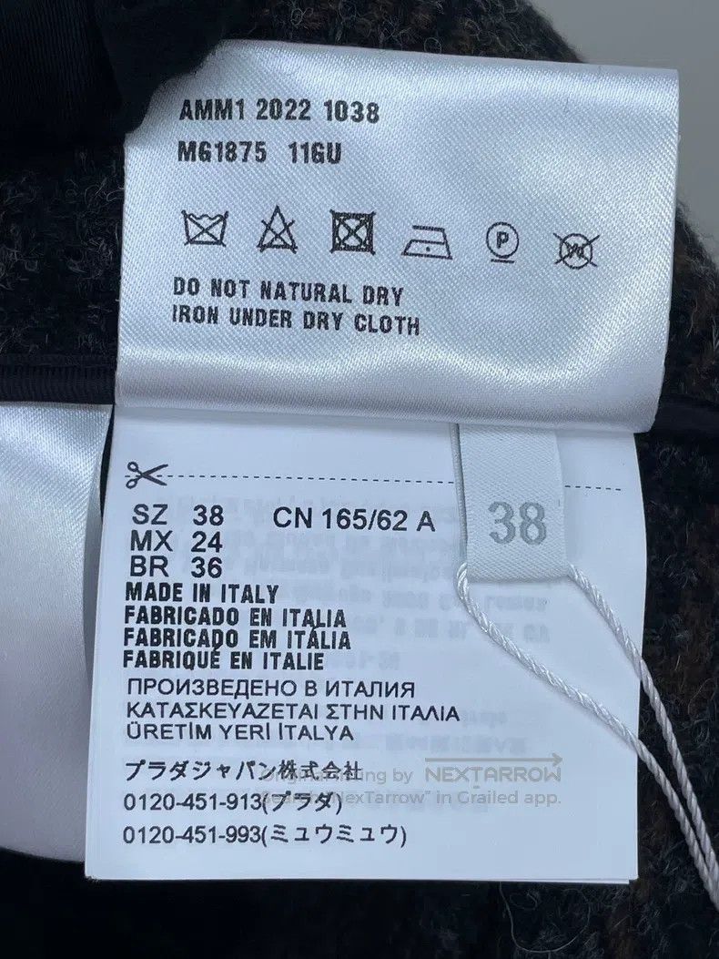 Miu Miu Miu Miu 38 Checked pleated miniskirt Size 37" - 7 Thumbnail